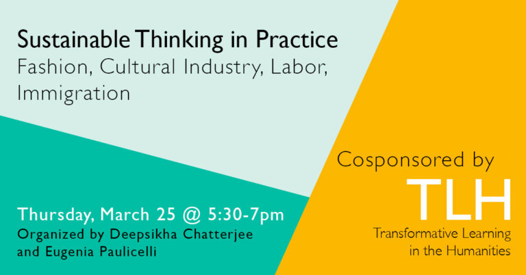 Sustainable Thinking in Practice: Fashion, Cultural Industry, Labor ...