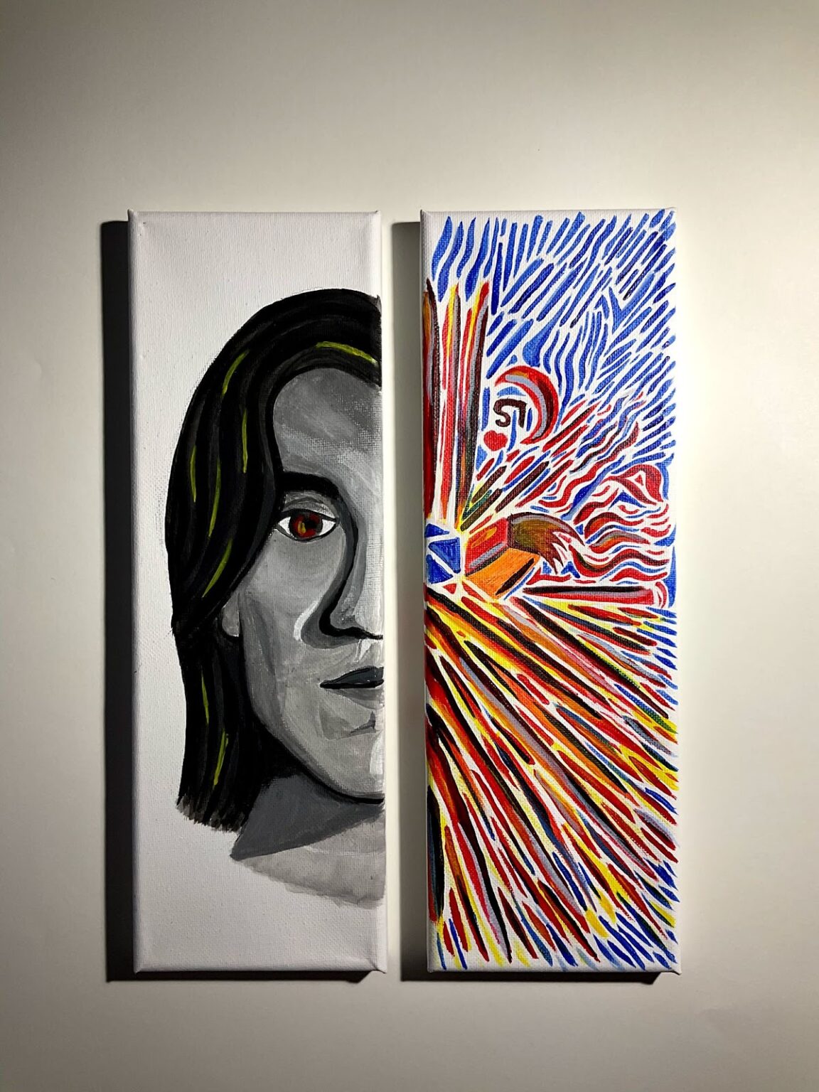 Student Self Portrait Artworks created by LaGuardia Community College ...