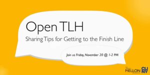 "Open TLH" event heading in thought bubble